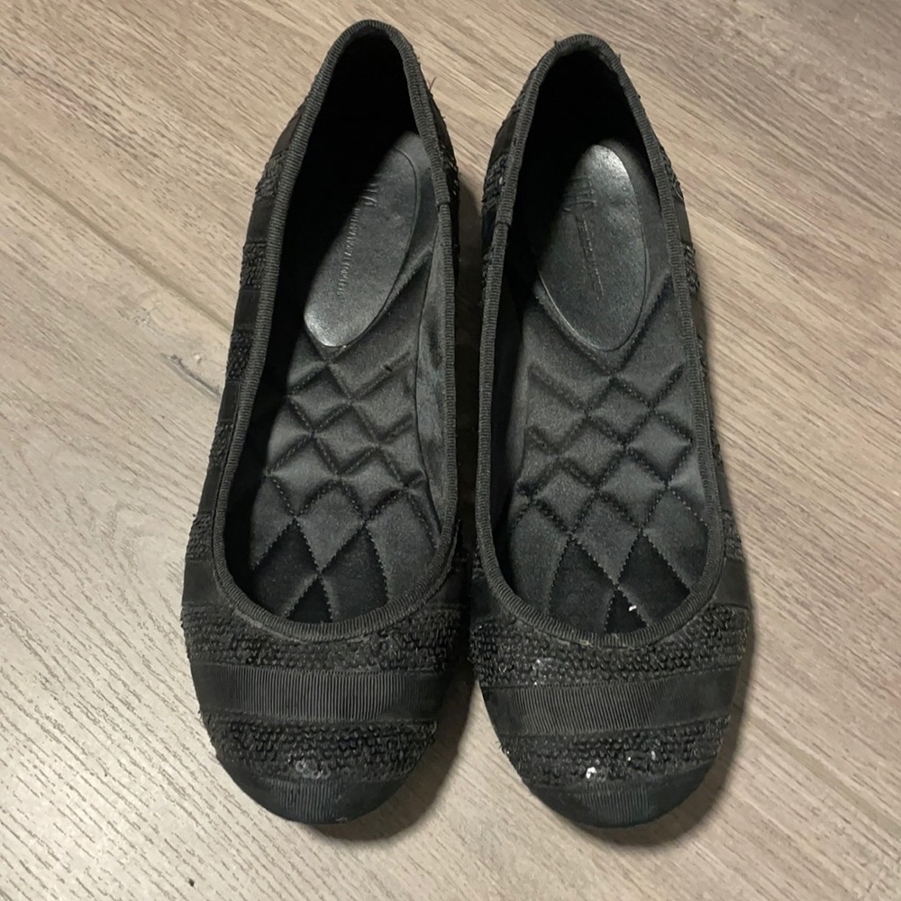 INC Sequin Ballet Flats